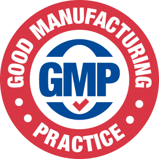 Good Manufacturing Practice certified seal